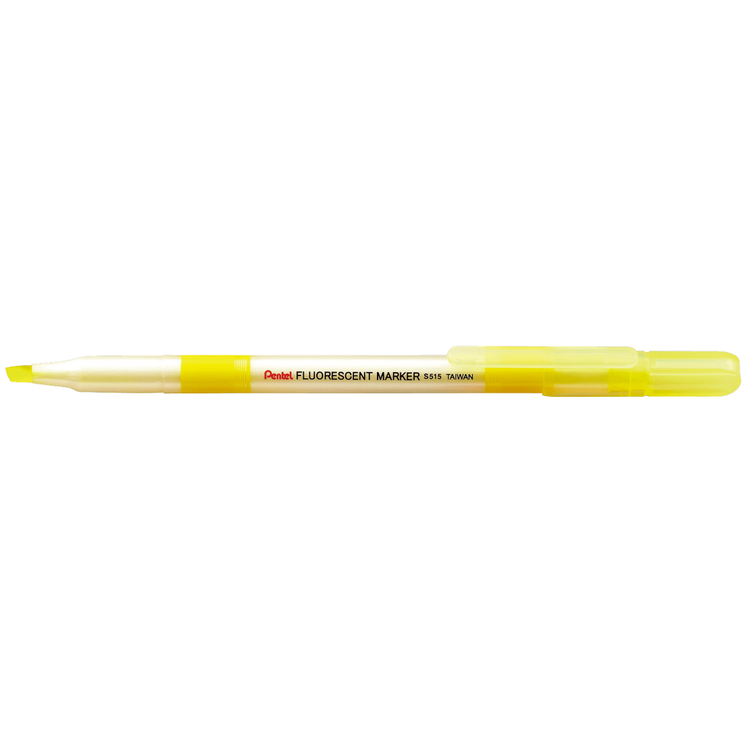 PENTAL S515 MARKER FLUORESCENT YELLO 